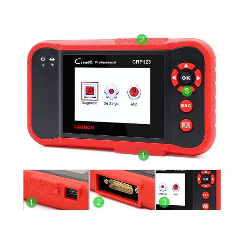 LAUNCH Car diagnostic equipment  CRP123